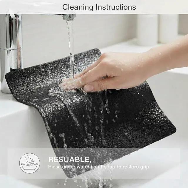 Alt view image 4 of 7 - Extra Large Non-Slip Car Dashboard Sticky Pad 11"x7" MINI-FACTORY Fixate Gel Mat for Phones, Glasses, Keys Anti-Slip Grip