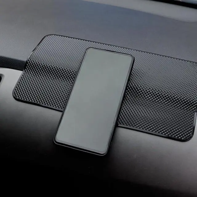 Alt view image 7 of 7 - Car Dashboard Anti-Slip Mat, 10.6"×5.9" Non-Slip Adhesive Pad, Grid