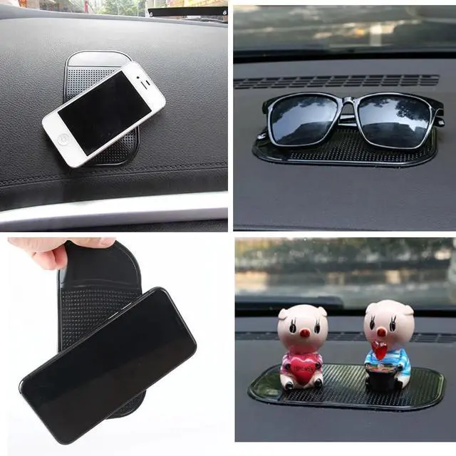 Alt view image 3 of 7 - Car Dashboard Anti-Slip Mat, 5-Pack Non Slide Pad for Car Sticky Extra-Thick Dash Pad for Radar Detector, Cell Phone, Sticky Mat and Anti Slip Pad/Car Dash Accessories