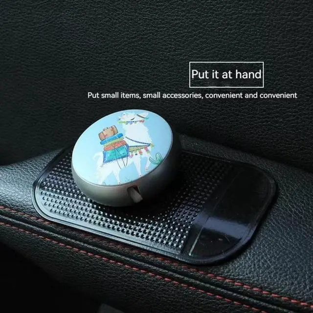 Alt view image 6 of 7 - Car Dashboard Anti-Slip Mat, 5-Pack Non Slide Pad for Car Sticky Extra-Thick Dash Pad for Radar Detector, Cell Phone, Sticky Mat and Anti Slip Pad/Car Dash Accessories