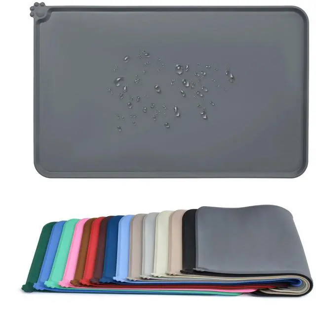 Main image of Waterproof Silicone Pet Feeding Mats,Anti-Slip Dog Food Bowl Pad