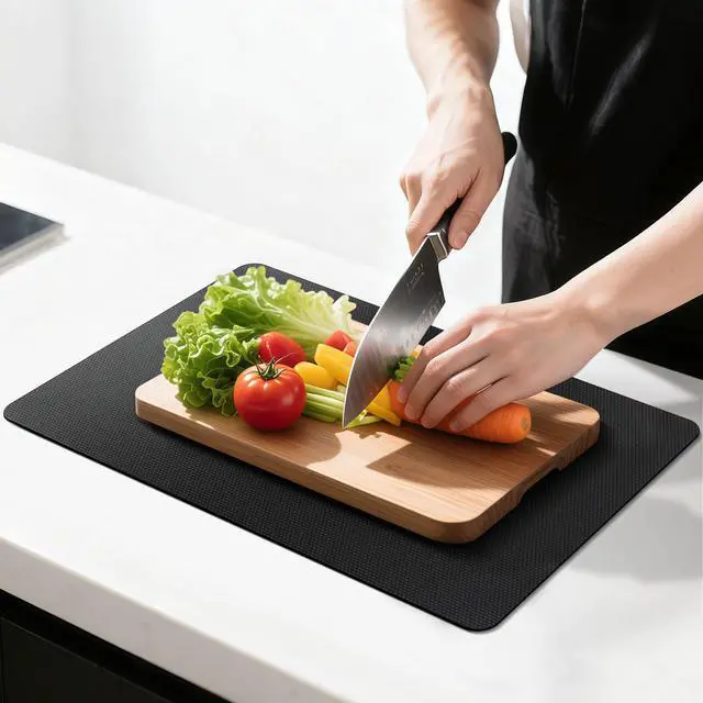 Alt view image 7 of 7 - Upgraded 10 x 15 Grips Non-Adhesive Anti-Slip Mat