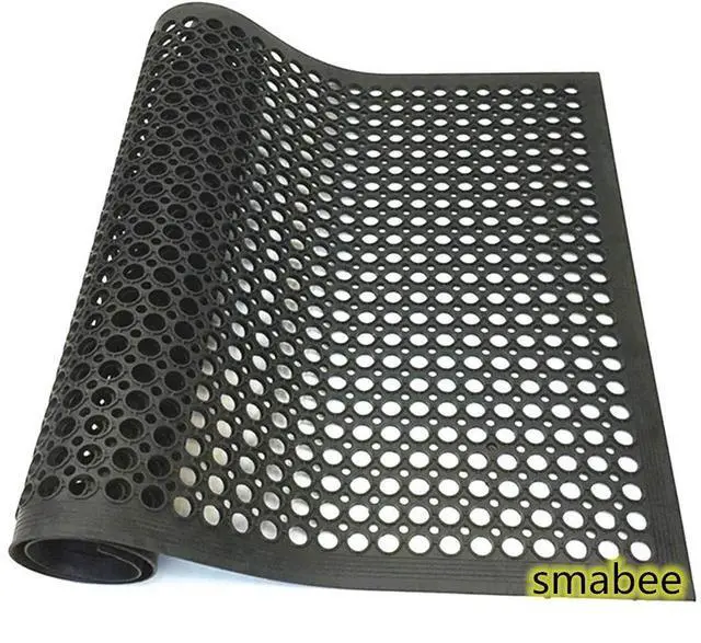 Main image of Anti-Fatigue Non-Slip Rubber Floor Mat Heavy Duty Mats 36"x60" for Outdoor Restaurant Kitchen Bar