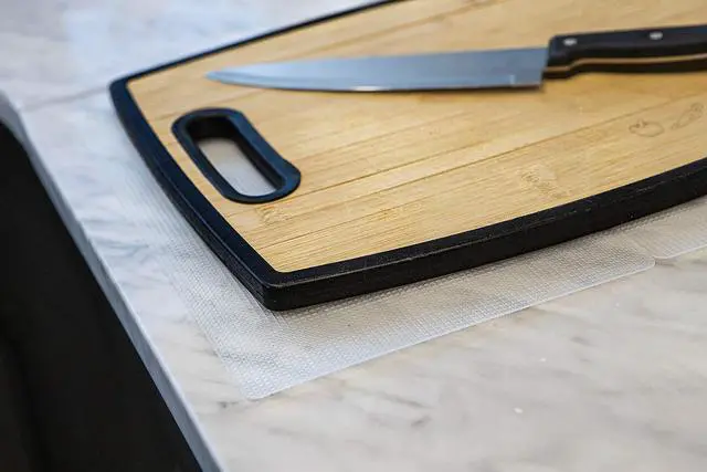 Alt view image 5 of 7 - Grips 8"x12" Non-Slip Mat for Cutting Board, Black, 1-Pack