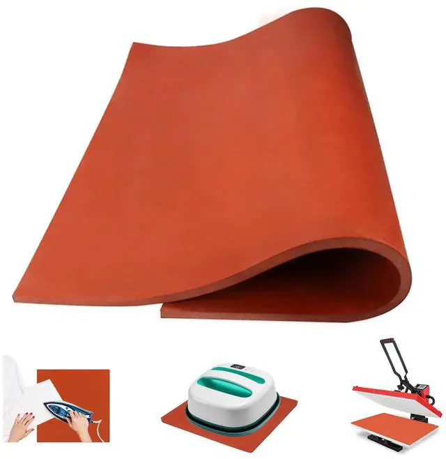 Main image of 10x12 Inch Heat Press Mat 0.3 Inch Thickness Silicone Heat Press Pad