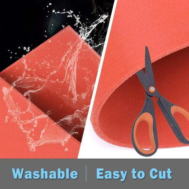 Alt view image 6 of 7 - 10x12 Inch Heat Press Mat 0.3 Inch Thickness Silicone Heat Press Pad
