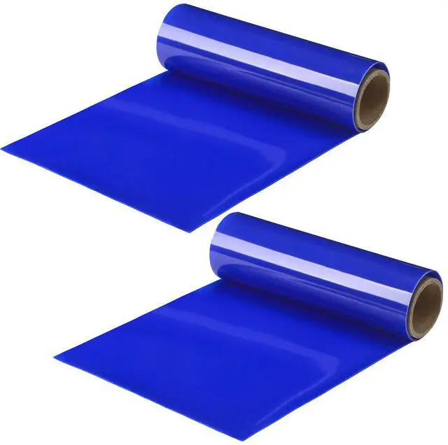 Main image of 2 Pcs Non Slip Silicone Grip Material Roll Anti Slip Large Roll 7.87'' x 3 ft Cut to Size Mat Large Table Pads for Eating Aids Baking Crafts Counter Drawer or Any Surface, Blue