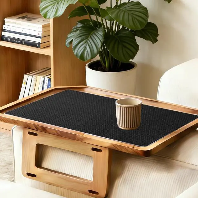 Main image of Anti Slip Mat, Non Slip Pad - 10x7.5 Inch Black Reusable Rubber Desk Mat
