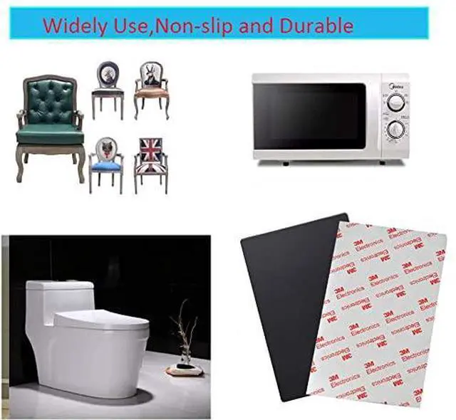 Alt view image 5 of 6 - 2Pcs Rubber Non Slip Pads Self-Stick,Rubber Pads Anti Skid Pads,Self-Stick Adhesive Non-Slip Mat for Furniture and Floor Protectors (15x30cm/5.9x11.81inch)