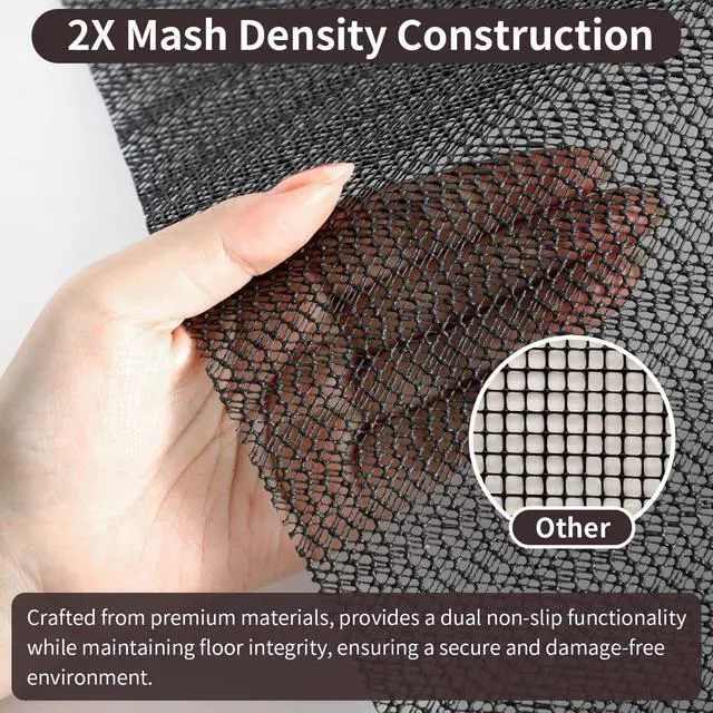 Alt view image 2 of 7 - Non Slip Rug Pads 2x3 Ft Non Skid Thick Rug Pad Gripper