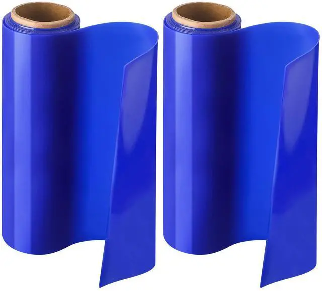Main image of 2 Rolls Non Slip Material Roll, 8 Inch x 3.25 ft Silicone Roll Cut to Size Blue Non Slip Mat Large Table Pads for Baking Drawer Crafts Counter Eating Aids Drawer