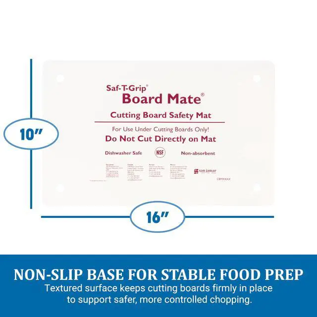 Alt view image 2 of 5 - Carl CBM1016 Saf-T-Grip Board-Mate Nonslip Cutting Board Mat, 16" Width x 10" Height (Pack of 1)