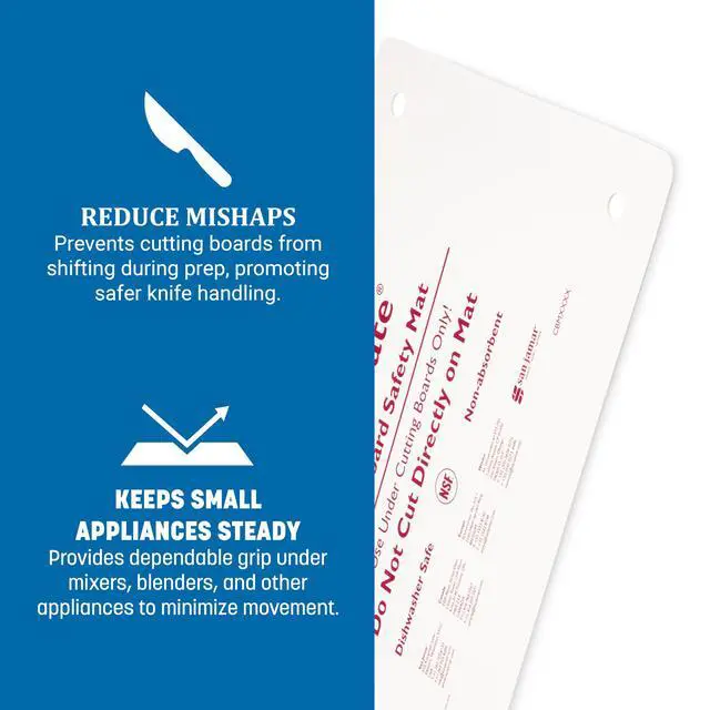 Alt view image 3 of 5 - Carl CBM1016 Saf-T-Grip Board-Mate Nonslip Cutting Board Mat, 16" Width x 10" Height (Pack of 1)
