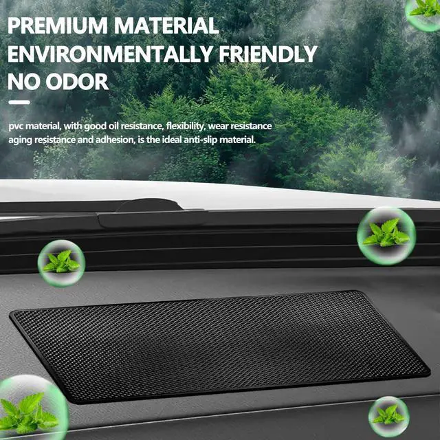 Alt view image 2 of 7 - Dashboard mat Rubber Non-Slip mat, 15.7"x7.8" Large Size car Non-Slip mat, car Dashboard Accessories for car Interior Organizer.