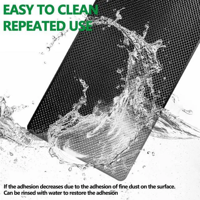 Alt view image 3 of 7 - Dashboard mat Rubber Non-Slip mat, 15.7"x7.8" Large Size car Non-Slip mat, car Dashboard Accessories for car Interior Organizer.