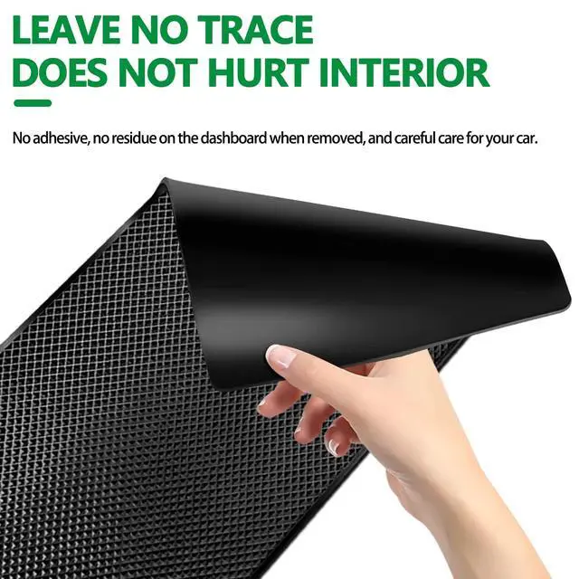 Alt view image 4 of 7 - Dashboard mat Rubber Non-Slip mat, 15.7"x7.8" Large Size car Non-Slip mat, car Dashboard Accessories for car Interior Organizer.
