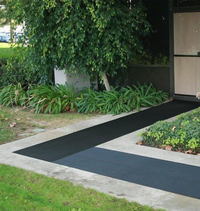 Alt view image 6 of 6 - Fine Rib Corrugated Rubber Floor Mat - 1/8" x 3ft x 4ft Black