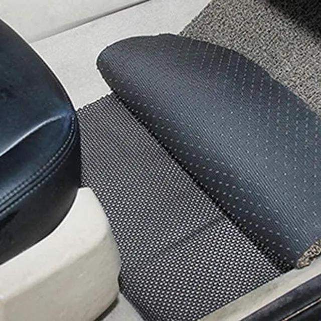 Alt view image 5 of 7 - Trunk Mat for Cars Anti Slip Mat Cargo Liner Protector Durable Elastic Offers Protection Easily Cuttable to Different Sizes Universal Fit Multiple Use Car Roof Protector, Rug Non Slip Mat Pad (Black)
