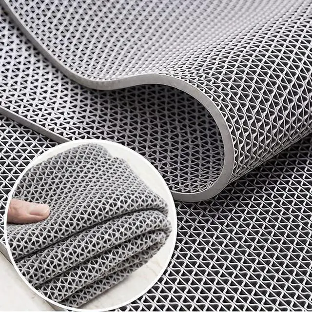 Main image of Anti-Slip Drainage Mat Outdoor & Indoor Heavy-Duty Commercial Rubber Mat Kitchen Garage, Restaurant & Sauna Floor Mat(Grey, 3FTX10FT)