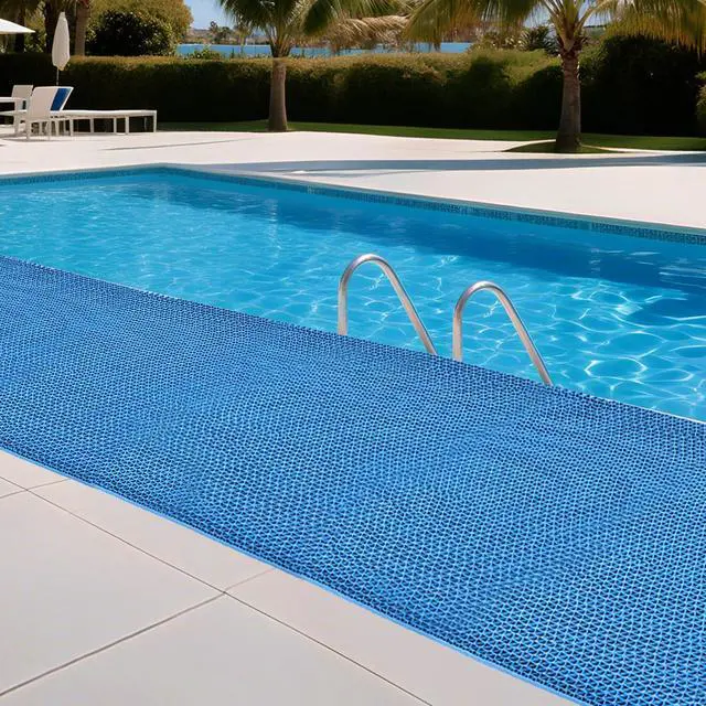 Alt view image 3 of 7 - 16in x 10Ft Drainage Non Slip Flooring Mats Swimming Pool Bathroom Anti-Fatigue Rubber Matting Heavy Duty Commercial Anti Slip Floor Mats for Garage Restaurant Sauna SPA, 15.7inch x 118inch