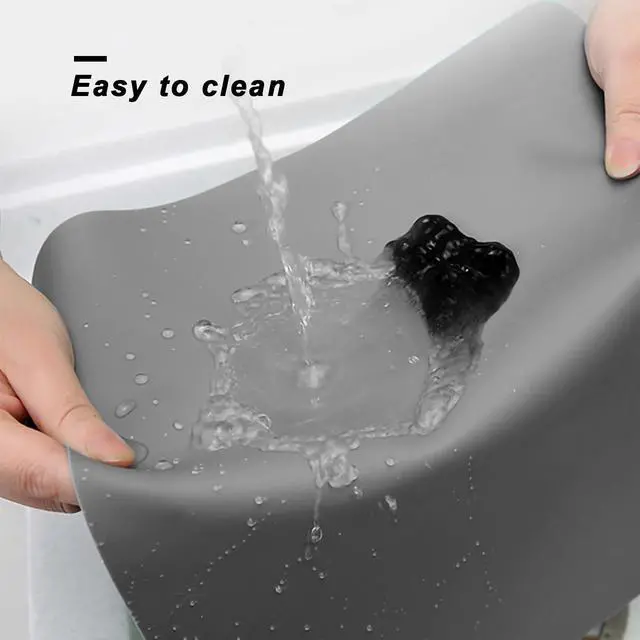 Alt view image 5 of 6 - Silicone Placemats, Food-Grade Non-Slip Waterproof, Dining, Countertop Protector, Kitchen Counter Mat, Heat Resistant, Baking mat Dishwasher Safe