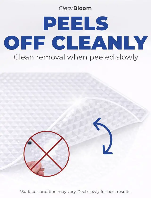 Alt view image 3 of 7 - Anti-Slip Shower Stickers, Non-Slip Bathtub Floor Grip, 24 Pack