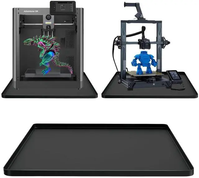 Main image of Silicone Mat for 3D Printers with Raised Edge, 18x15 Inch, Anti-Slip