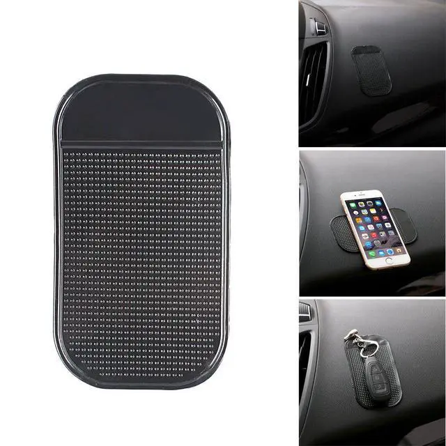 Alt view image 5 of 7 - Car Dashboard Non Slip Mat, 5-Pack Anti-Slide Sticky Extra-Thick Dash Pad for Radar Detector, Cell Phone, Keys, Glass, Mirrors, Metal, GPS, Coins