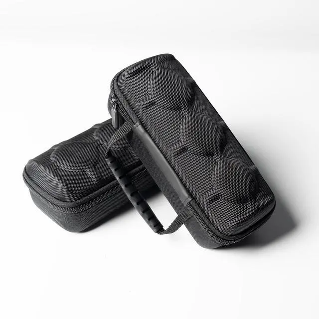 Alt view image 7 of 7 - 3 slots watch case for travel and storage, hard Watch Roll Organizer holder for Men and Women with microfiber lining