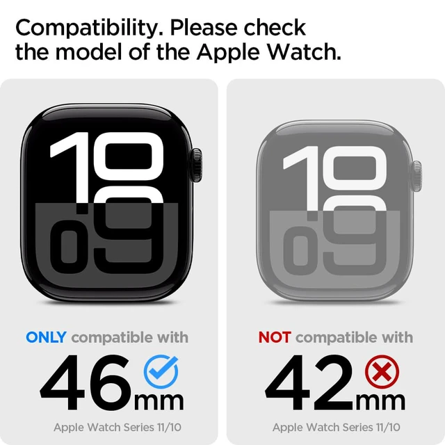Alt view image 2 of 7 - Tough Armor for Apple Watch Series 11/10 46mm Case