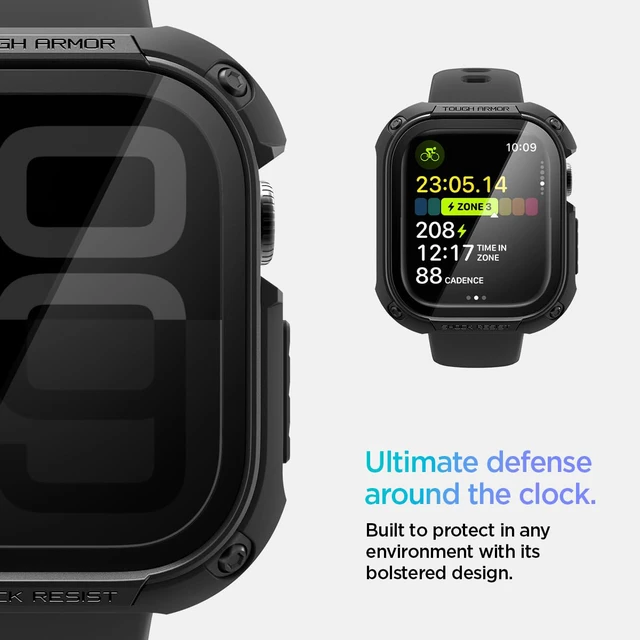 Alt view image 4 of 7 - Tough Armor for Apple Watch Series 11/10 46mm Case