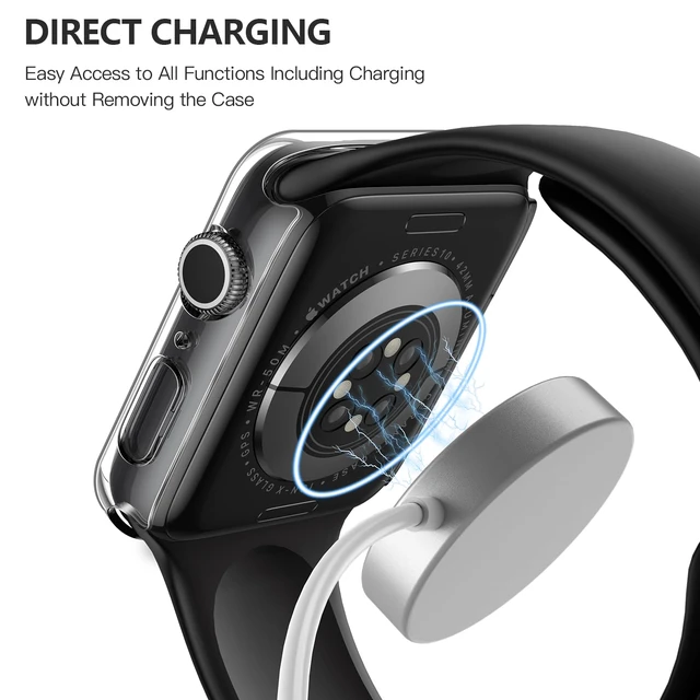 Alt view image 5 of 7 - Case with Screen Protector for 42mm Apple Watch Series 11/10