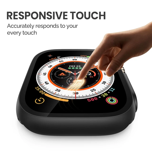 Alt view image 2 of 7 - Case with Screen Protector for 49mm Apple Watch Ultra3/Ultra2/Ultra