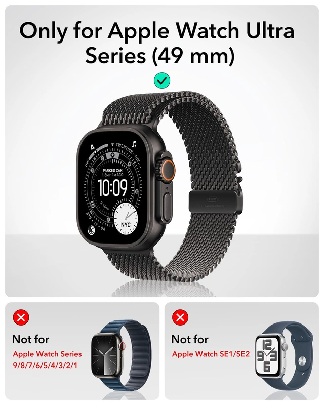 Alt view image 2 of 7 - for Apple Watch Ultra 3 /Ultra 2 /Ultra Case with Screen Protector