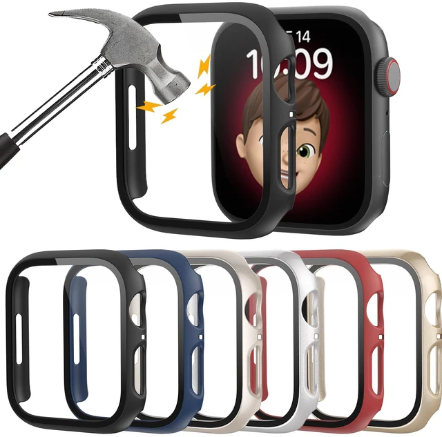 Main image of 6 Pack Hard PC Case for Apple Watch 44mm SE 3/SE 2/ Series 6/SE/5/4