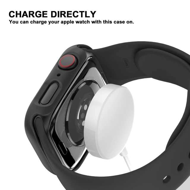 Alt view image 5 of 6 - 6 Pack Hard PC Case for Apple Watch 44mm SE 3/SE 2/ Series 6/SE/5/4