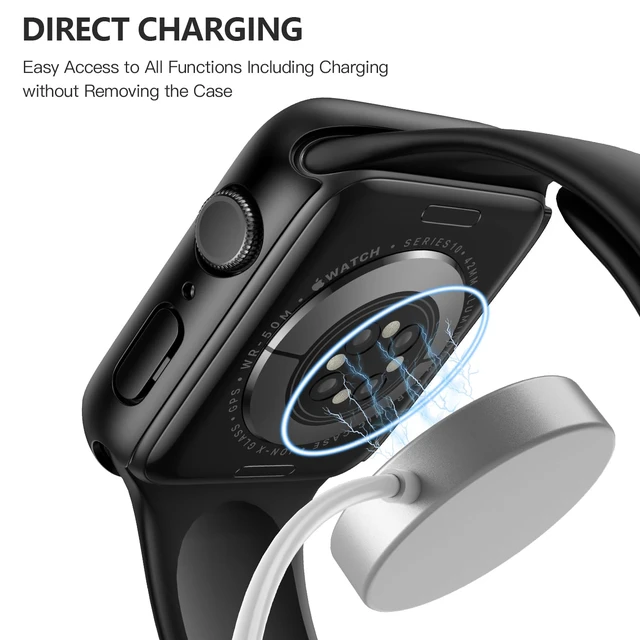 Alt view image 5 of 7 - Case with Screen Protector for 42mm Apple Watch Series 11/10