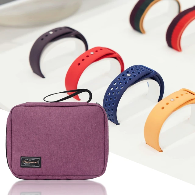 Alt view image 4 of 7 - 20 Watch Bands Storage Carrying Case Compatible with Watches