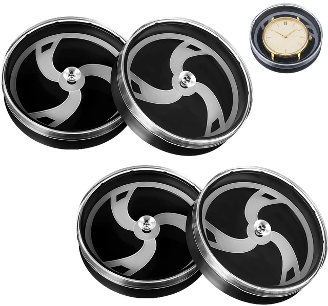 Main image of 4Pcs Portable Watch Dial Storage Box Watch Storage Box Dust-Proof & Scratch-Proof Protection Organizer Watches Holder Organizer Watches Movement Holder Supplies Holders Supplies Travel Case