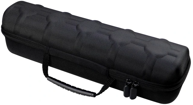 Alt view image 5 of 6 - 5 Slots Hard Watch Travel Case, Portable Nylon Zipper Storage Organizer Box for Men Women with Soft Compressible Foam Pillow Black