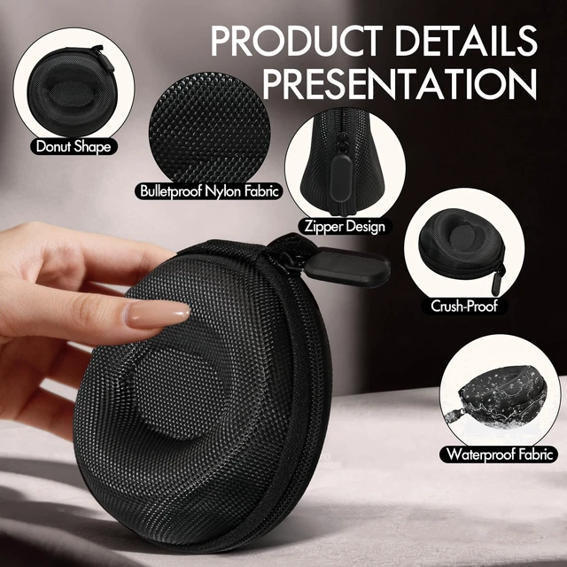 Alt view image 3 of 7 - 2 Pack Travel Watch Case Single Storage Box for Wristwatches