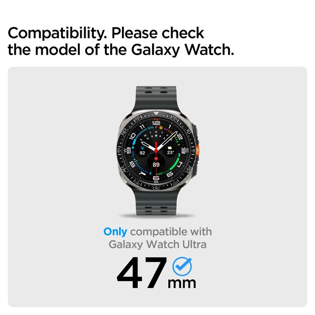 Alt view image 2 of 7 - for Samsung Galaxy Watch Ultra Band with Case (2025/2024)
