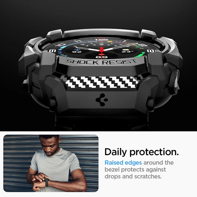 Alt view image 6 of 7 - for Samsung Galaxy Watch Ultra Band with Case (2025/2024)