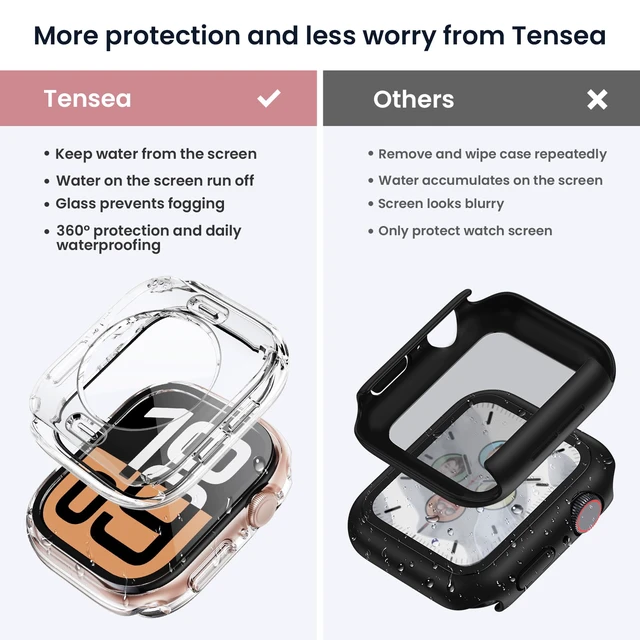 Alt view image 2 of 7 - 2in1 for Apple Watch Screen Protector Case Series 11/10 42mm