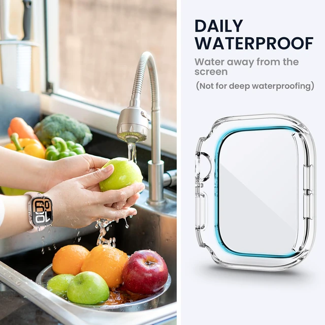 Alt view image 4 of 7 - 2in1 for Apple Watch Screen Protector Case Series 11/10 42mm