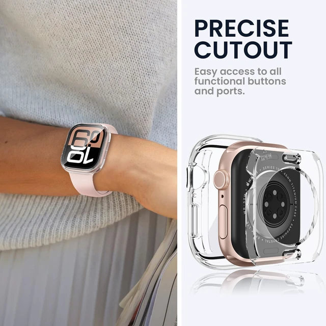 Alt view image 6 of 7 - 2in1 for Apple Watch Screen Protector Case Series 11/10 42mm