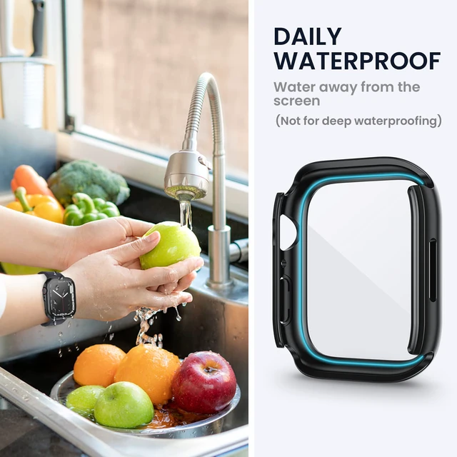 Alt view image 4 of 7 - 2in1 for Apple Watch Screen Protector Case 45mm Series 9/8/7