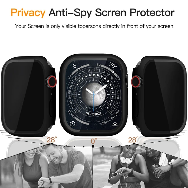 Alt view image 2 of 7 - Case for Apple Watch Screen Protector 44mm SE 3 SE 2nd Series 6 5 4