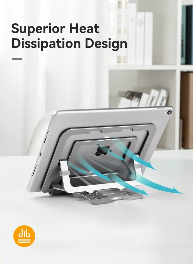 Alt view image 4 of 7 - PR114 Tablet Stand,Support up to 11inch,Adjustable 6 Angels,Foldable and Easy to Carry