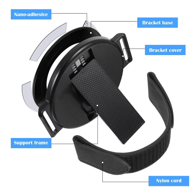 Alt view image 3 of 7 - 2 In 1 Tablet Stand with Hand Strap- 360° Rotating Tablet Handle Holder | Sticky Adjustable Tablets Hand Strap, Loop Fastening Handle Grip for All 7-11" Tablets